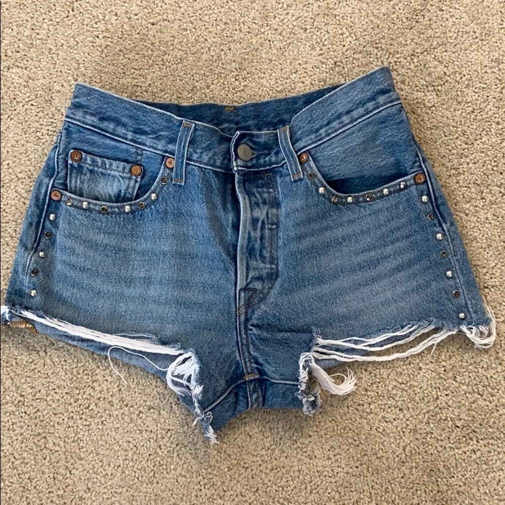 Levi 501 denim shorts